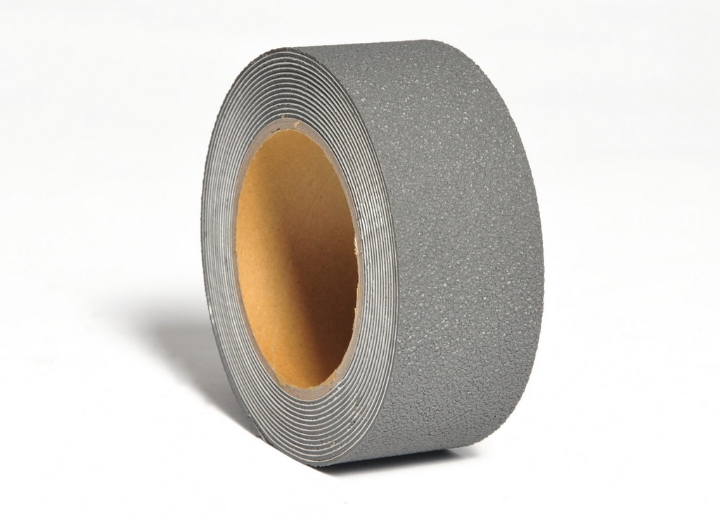 Cinta antideslizante PVC gris 48 mm 4,5 m