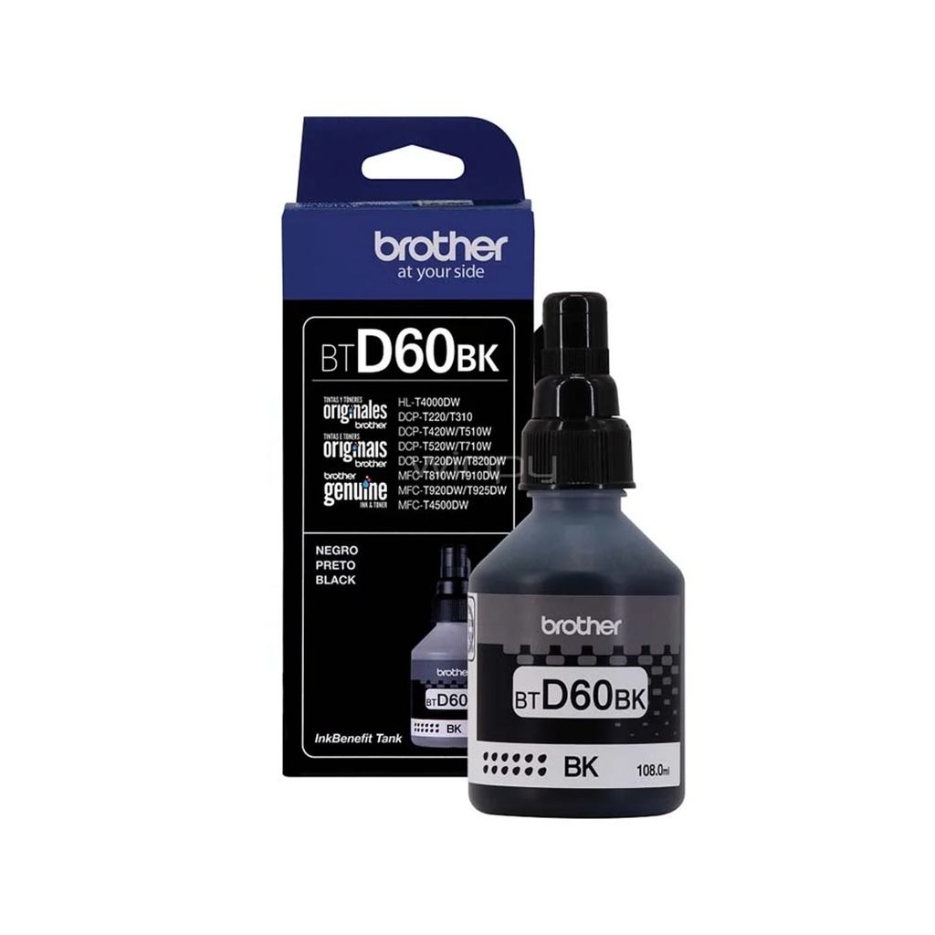 Tinta Negra Brother BTD60BK