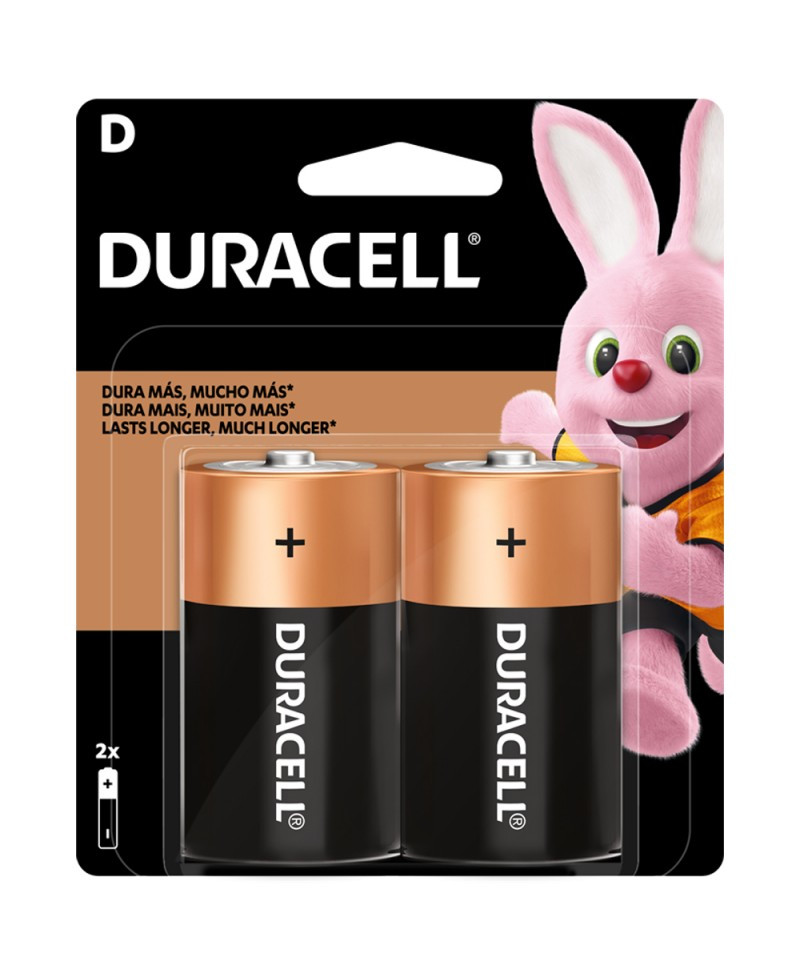 PILA ALCALINA CB 2D DURACELL (x2)