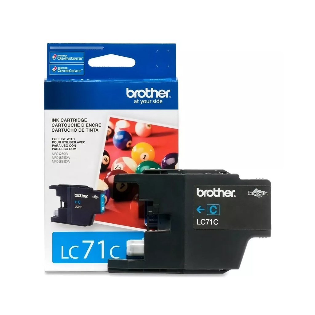 Cartucho de Tinta Brother Cyan LC71C