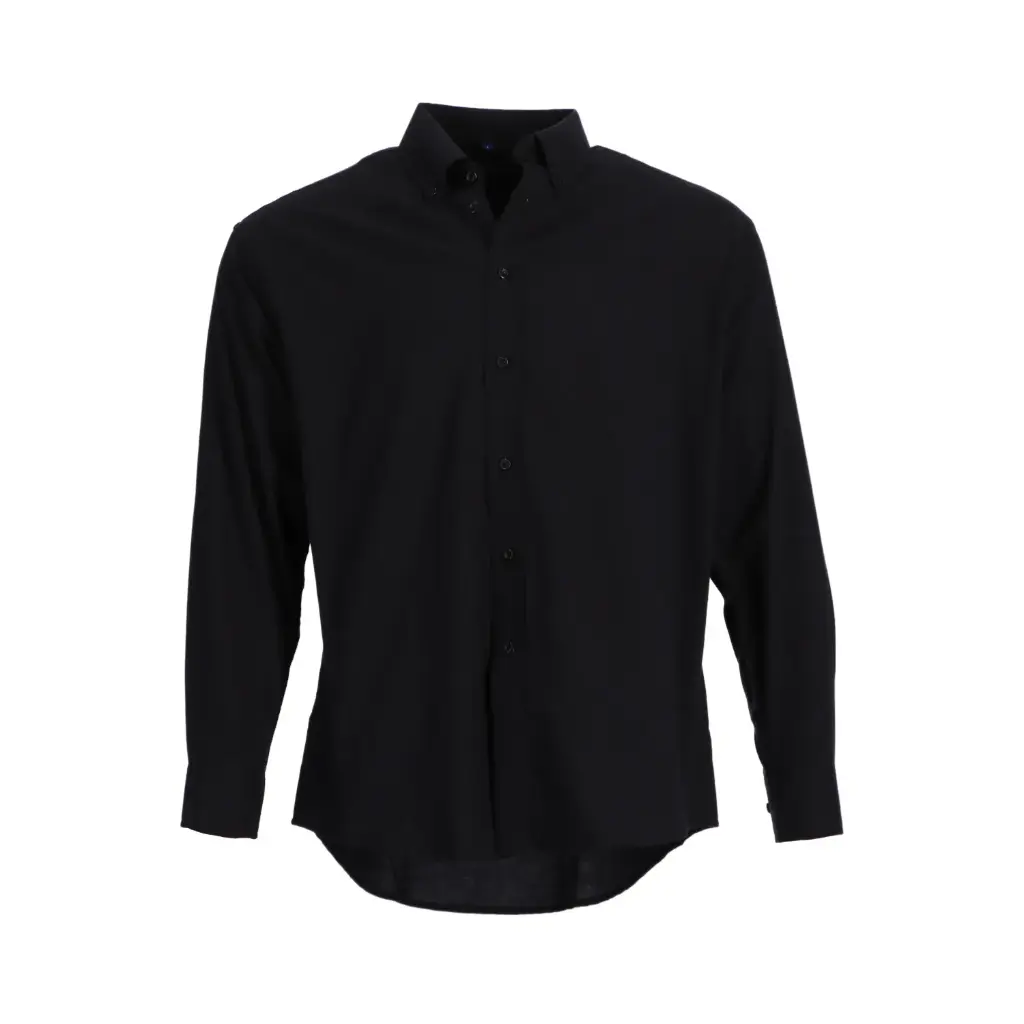 Camisa Oxford 70/30  M/L negro  - T/M