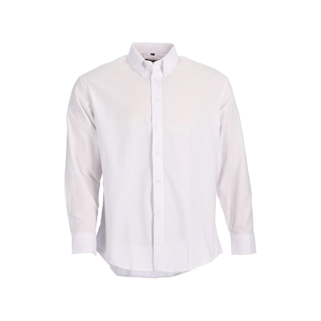 CAMISA OXFORD M/L BLANCO T/S