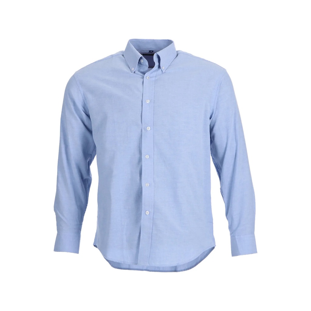 CAMISA OXFORD M/L CELESTE T/S