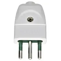 ENCHUFE MACHO VIMAR 2P+T 10A S11 BCO