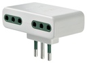 Enchufe Adaptador Triple Vimar Italiano