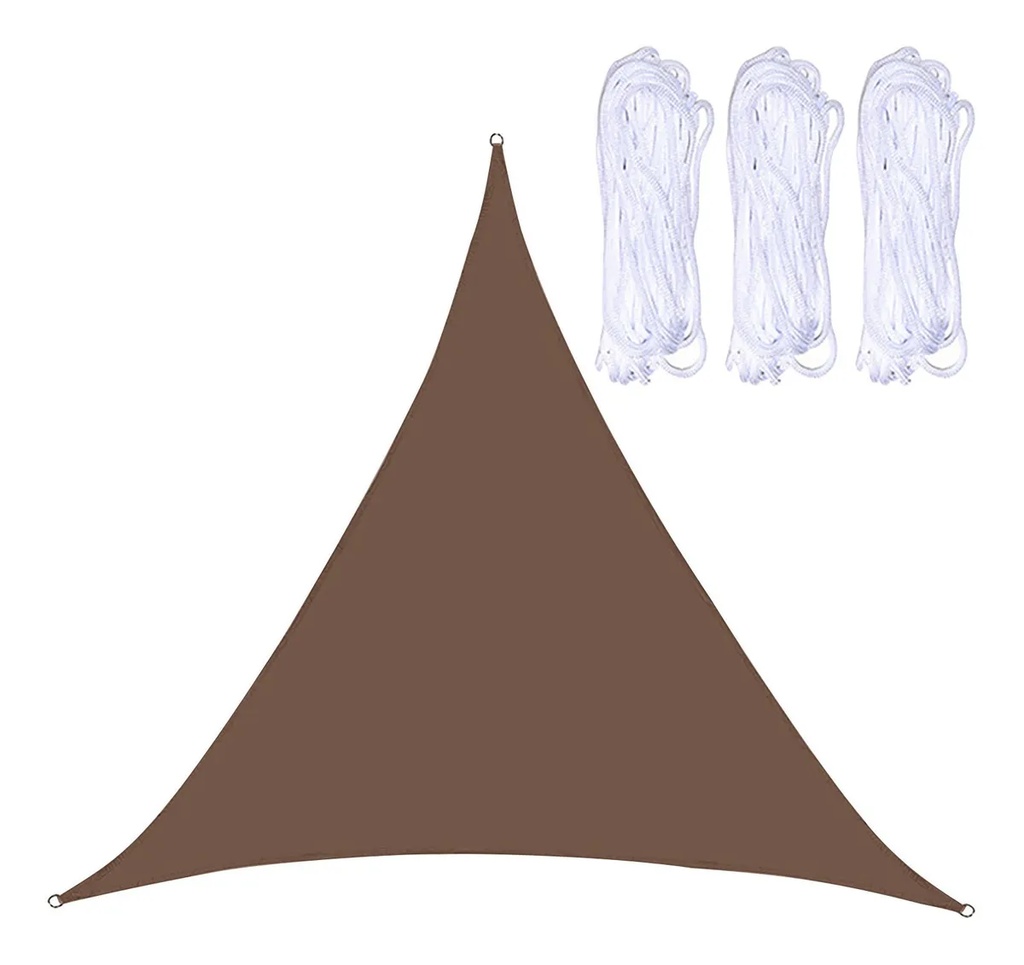 TOLDO VELA RM 160GR TRIANG 3X2 CAFE/BCO