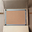 Pizarra Corcho Bisilque 60x45 cm Marco Aluminio