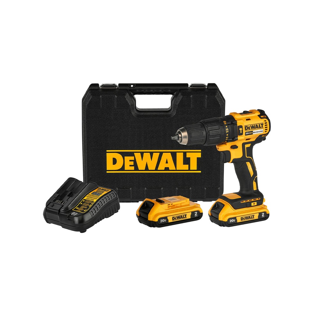 Taladro Percutor Inalámbrico 13mm 20V Dewalt DCD7781D2-B2