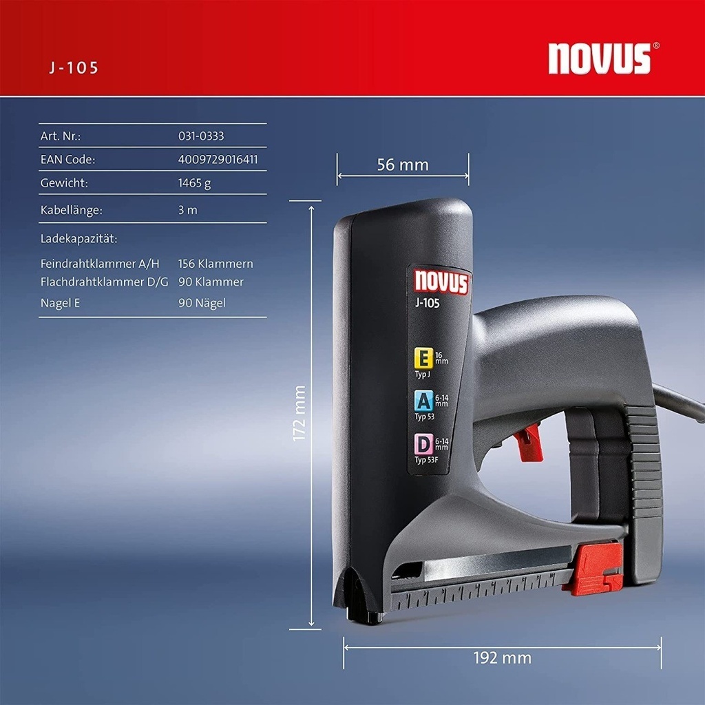 Corchetera electrica Novus J105