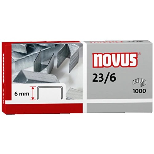 Corchetes novus 23/6 1000 unidades