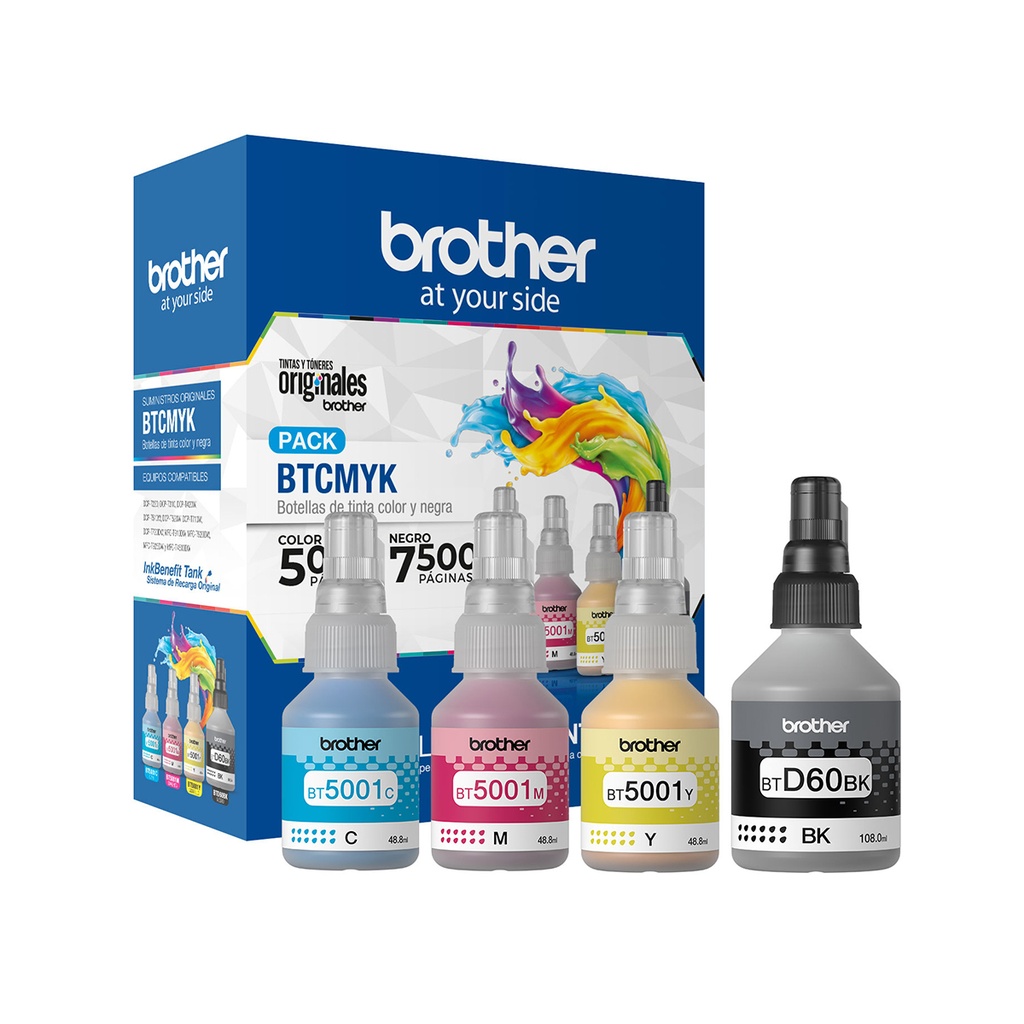 Pack de Tintas Brother BTCMYK CMYK