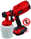 Pistola de pintar inalámbrica Einhell | 18V| 650 ml/min