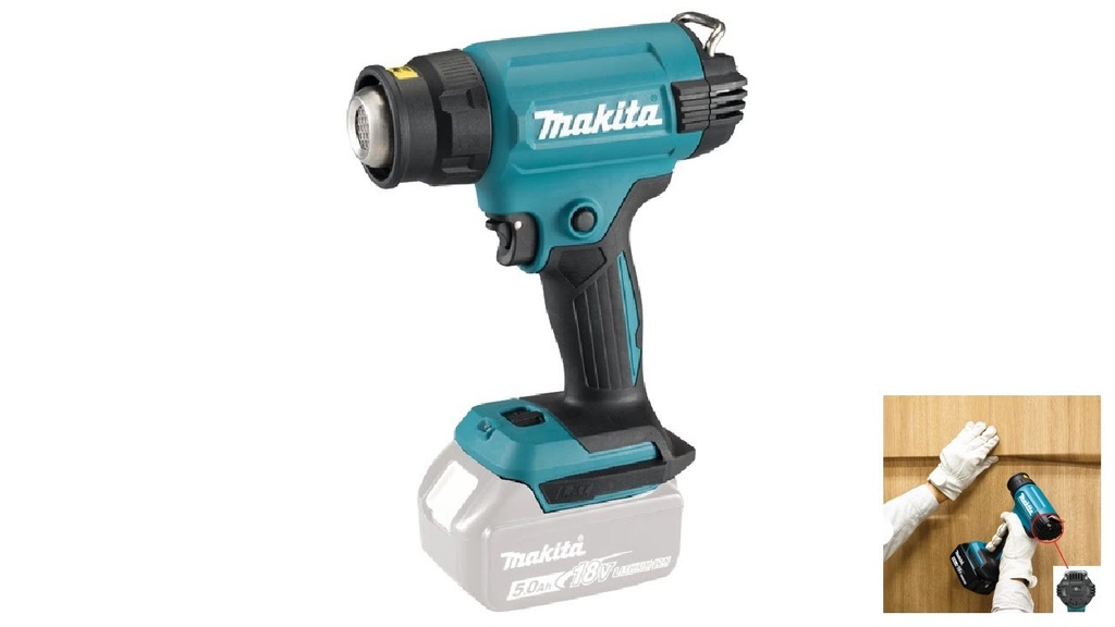 Pistola de calor Inalámbrica DHG181ZK sin baterías Makita