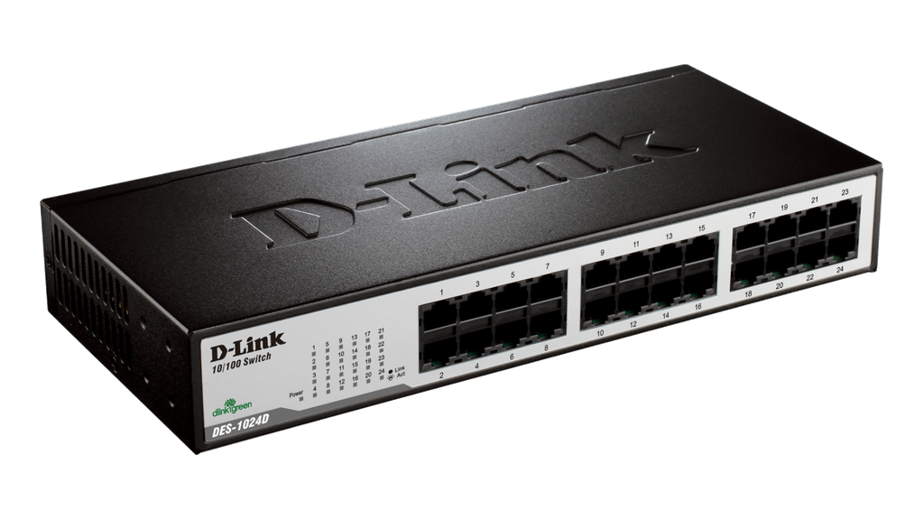 Switch d-link no administrable 10/100 DES-1024D