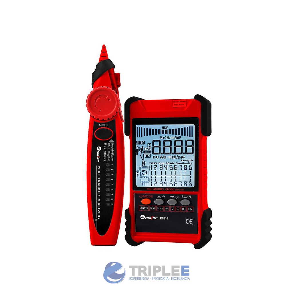 Multitester - probador de red y detector de tono- ET618