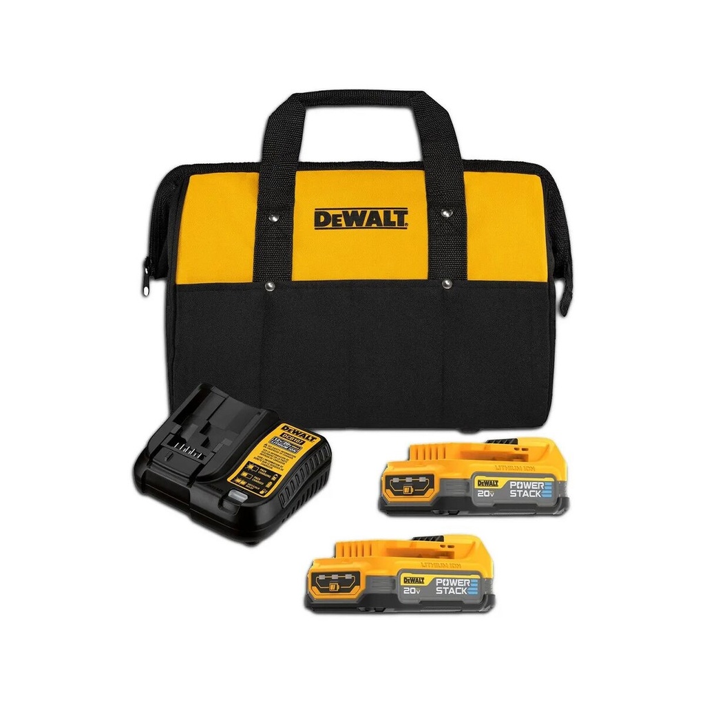 PACK 2 BATERIAS Powerstack 20V más cargador
