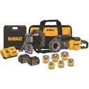 Kit Roscadora de tubos 60V MAX Flexvolt Brushless con cabezales de troquel Dewalt