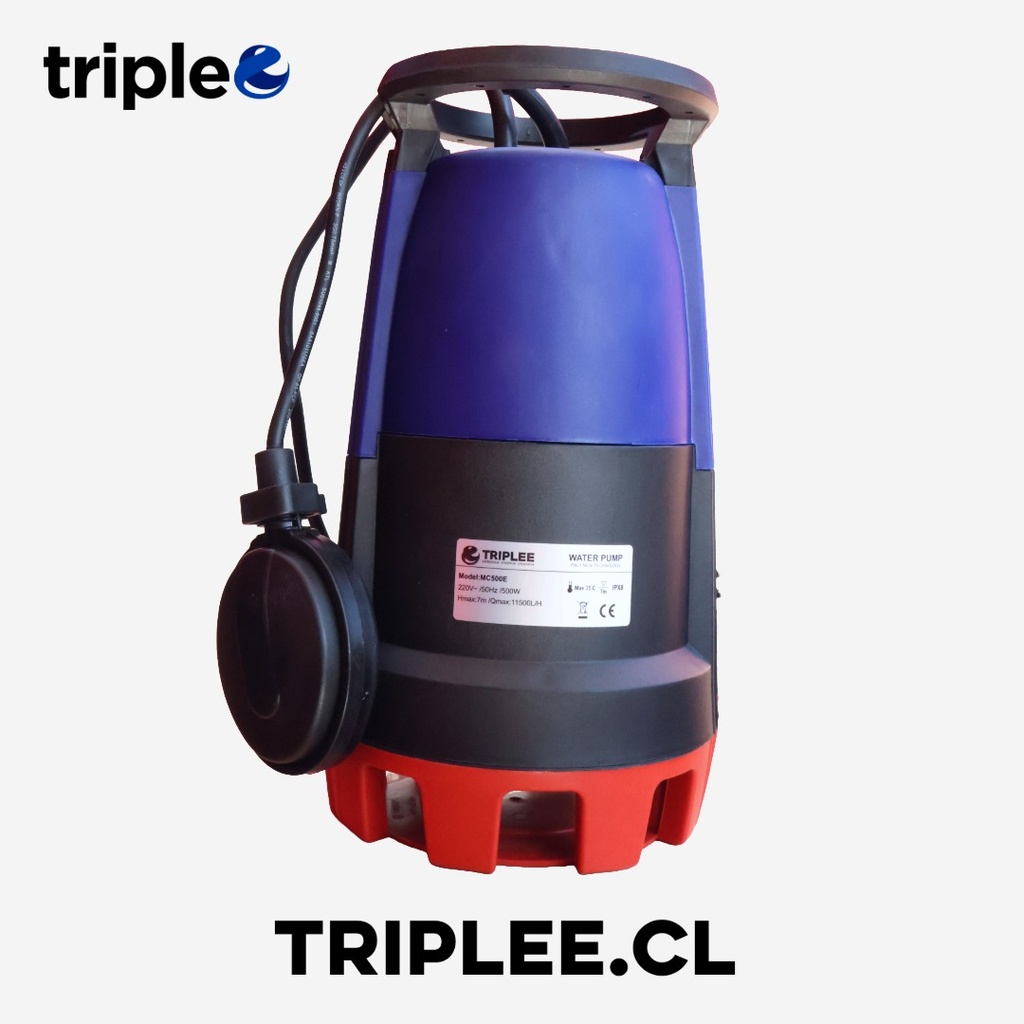 Bomba de agua sumergible 0.75 HP