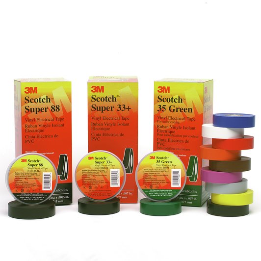 Cinta electrica Scotch 35 Verde 3/4 X 20m X 7mils