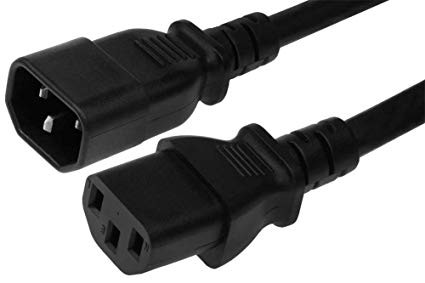 Cable poder c13-c14 de 3 mts 0,75mm