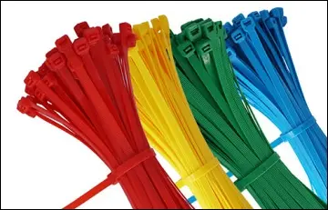Amarra cable 3,6mm rojo largo 300mm 100un