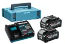Set cargador makita 40v DC40RA + 2 Bateria BL4040 + Maleta 191J97-1