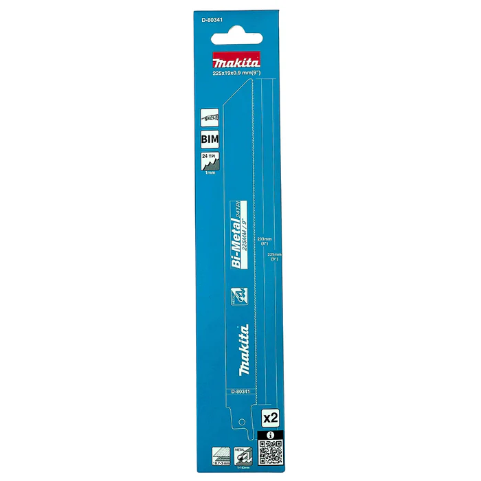 Hoja Sierra sable makita Bimetal 14Tx 225 mm D-80341
