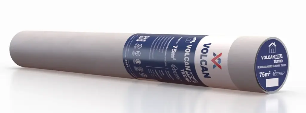 Membrana Hidrófuga Volcán Wrap tipo tyvek Techo 75m2 