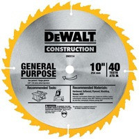 Disco Sierra dewalt 10 de 60 dientes Corte fino madera