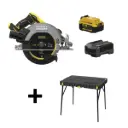 Pack Mesa de Trabajo con Sierra Circular Stanley Fatmax V20 20V STST83492-SIERRABS