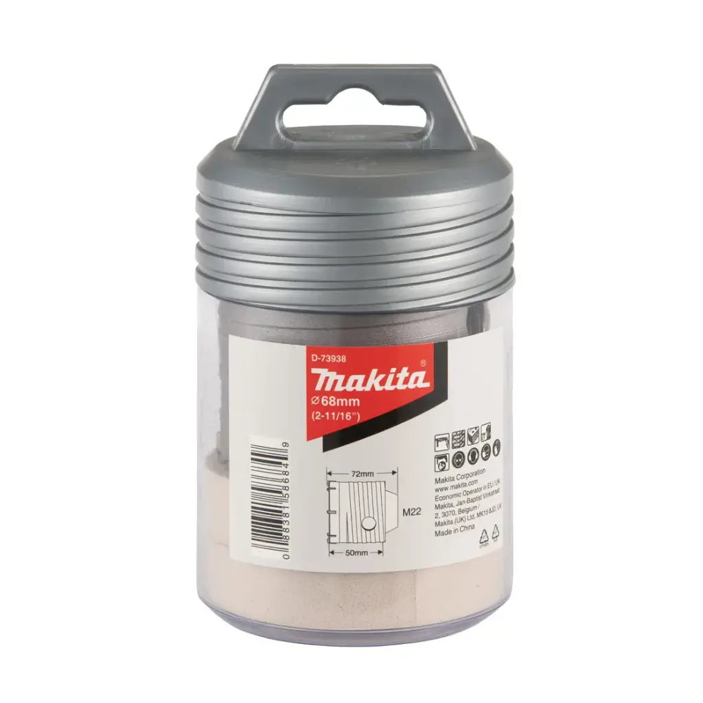 Broca Corona Makita SDS-PLUS 68 mm D-73938