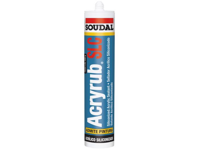 Sellador acrílico pintable blanco 300ml  Soudal