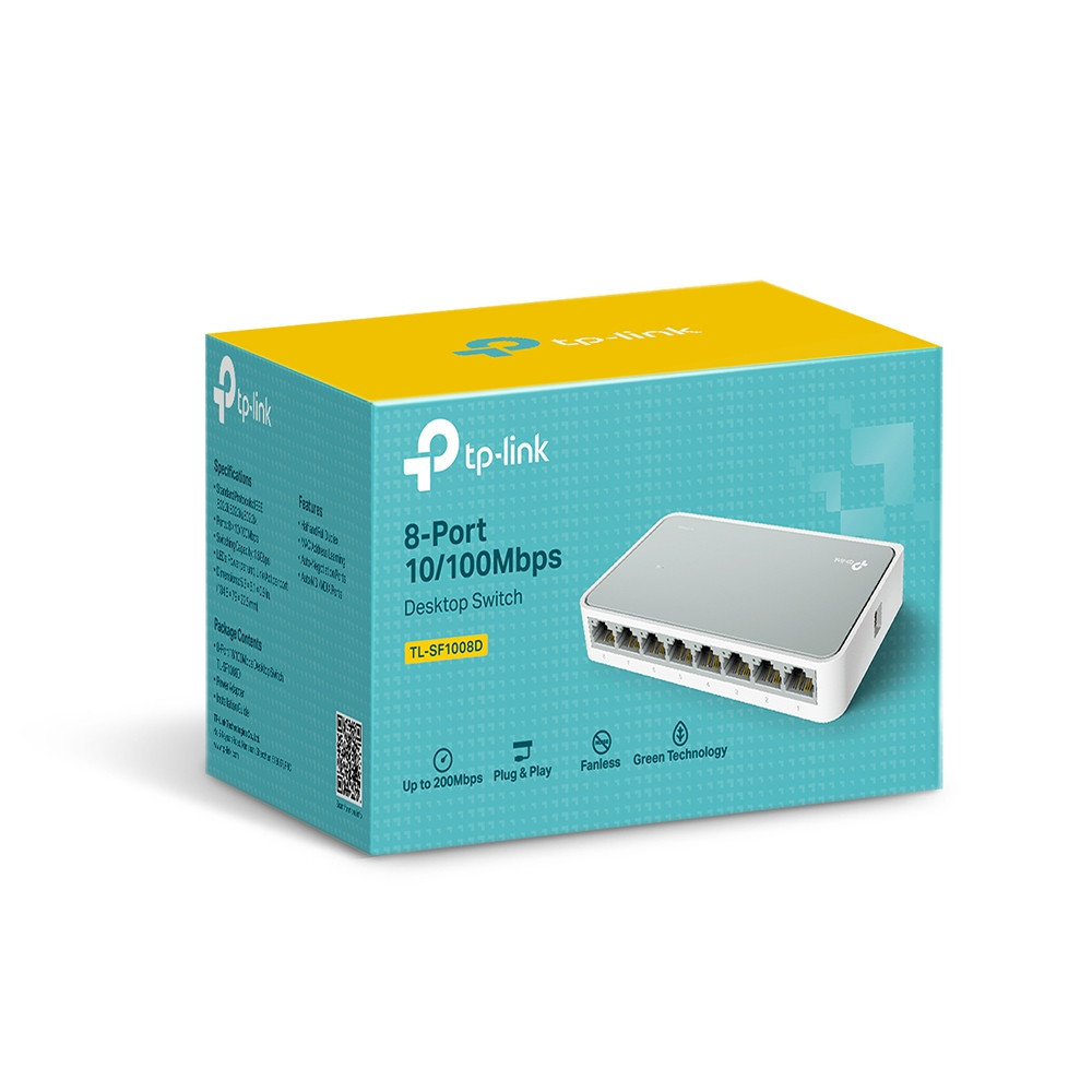 SWITCH 8 PUERTOS 10/100 8 PUERTOS RJ45