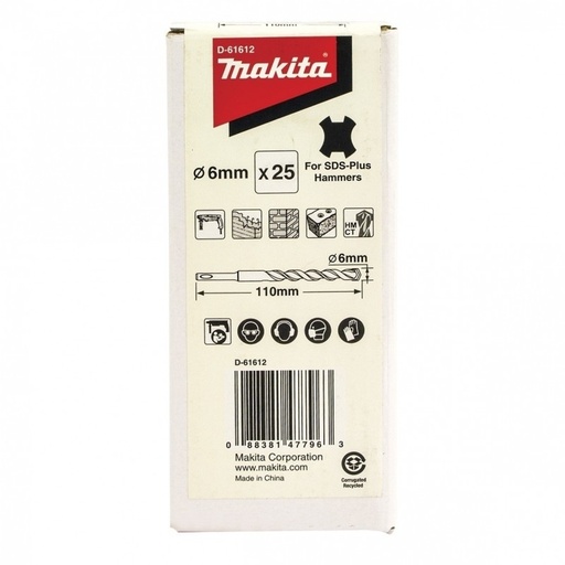 [D-62044] CAJA BROCAS SDS PLUS (25 pcs) 10x160
