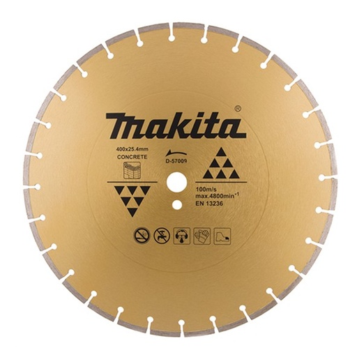 [D-57009] DISCO DIAMANTADO 400mm X 25,4mm X 7,5mm Hormigon