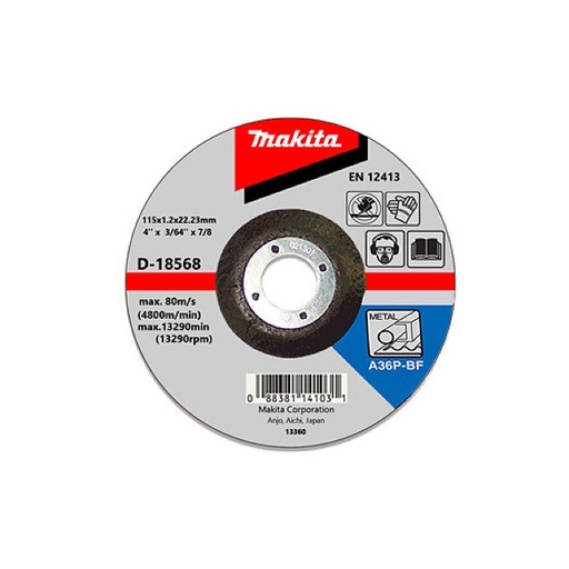 [D-18568] Disco corte metal makita 4 1/2"