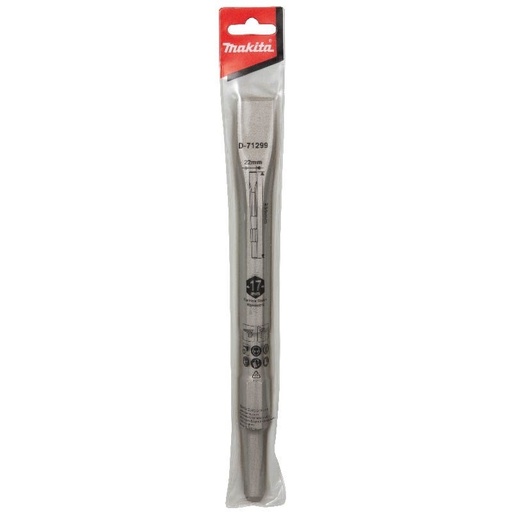 [D-71299] Cincel Hexagonal Makita D-71299 - 17 mm x 22 x 255 mm para HM0810 y HM0810T