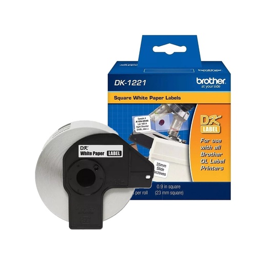 [DK1221] Etiquetas Precortadas Brother 23x23mm DK-1221