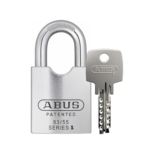 [56618-9] CANDADO ACERO ROCK 83/55 KD LLAVE PUNTO BLISTEADO