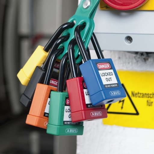 [59108-2] Candado Dieléctrico 74/40 HB38 KD ROJO ABUS