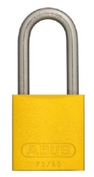 [73363-5] CANDADO ALUMINIO 72/40 HB40 KD RTN AMARILLO