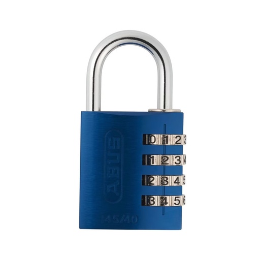 [49523-6] CANDADO ALUMINIO 145/40 AZUL CLAVE BLISTEADO