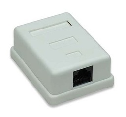 [0210034] Roseta Simple con Modulo RJ-45 Cat5e