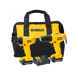 [DCK199C2-B2] Kit Atornillador + Taladro DeWalt 12 Volt DCK199C2-B2