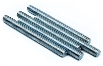 [B06HPM-S] Barra hilo metro zincado brillante de 3/8-16 X 1m