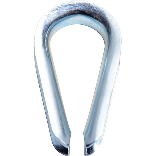 [06GUC] Guardacabo para cables 3/8 10U zincado brillante 