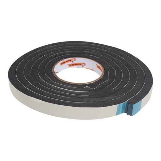 [320935025] Cinta espuma adhesiva pvc 1C negra  3mm x 50mm x 25 m