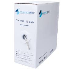 [AW-LANBOX-C6-100] CABLE UTP CAT6 100MTS 23AWG CCA PVC GRIS