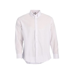 [550121] CAMISA OXFORD M/L BLANCO T/S