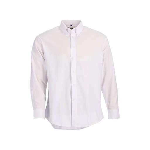 [550122] CAMISA OXFORD M/L BLANCO T/M